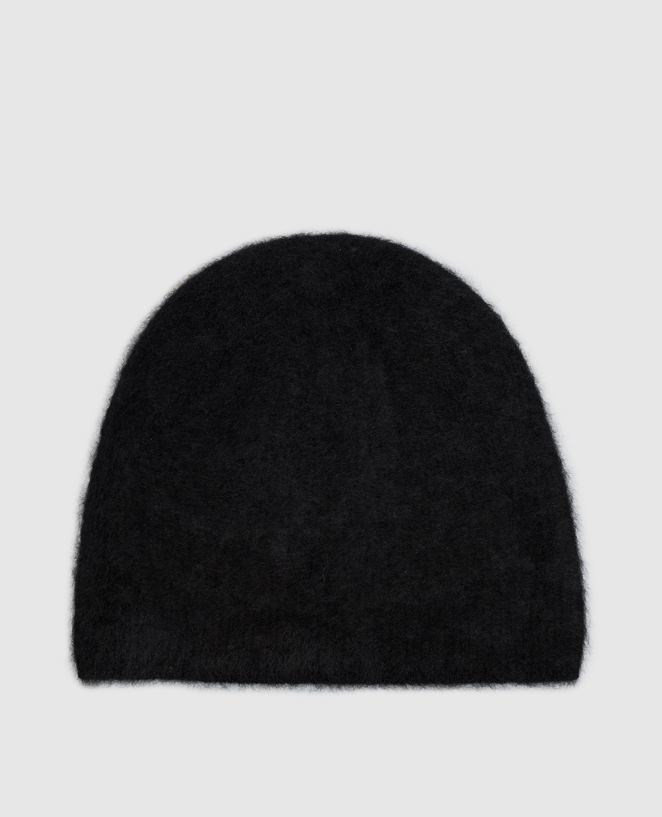Black YANA hat made of wool, cashmere and silk
