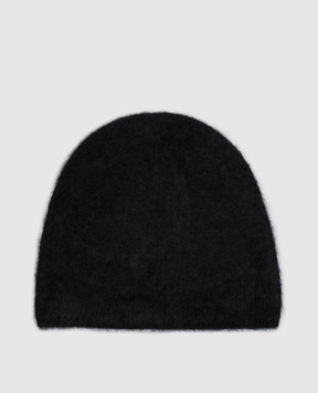 Loulou de Saison Black YANA hat made of wool, cashmere and silk YANA