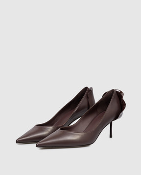 Le Silla Brown leather shoes PETALO 3130D060BXPPNEM