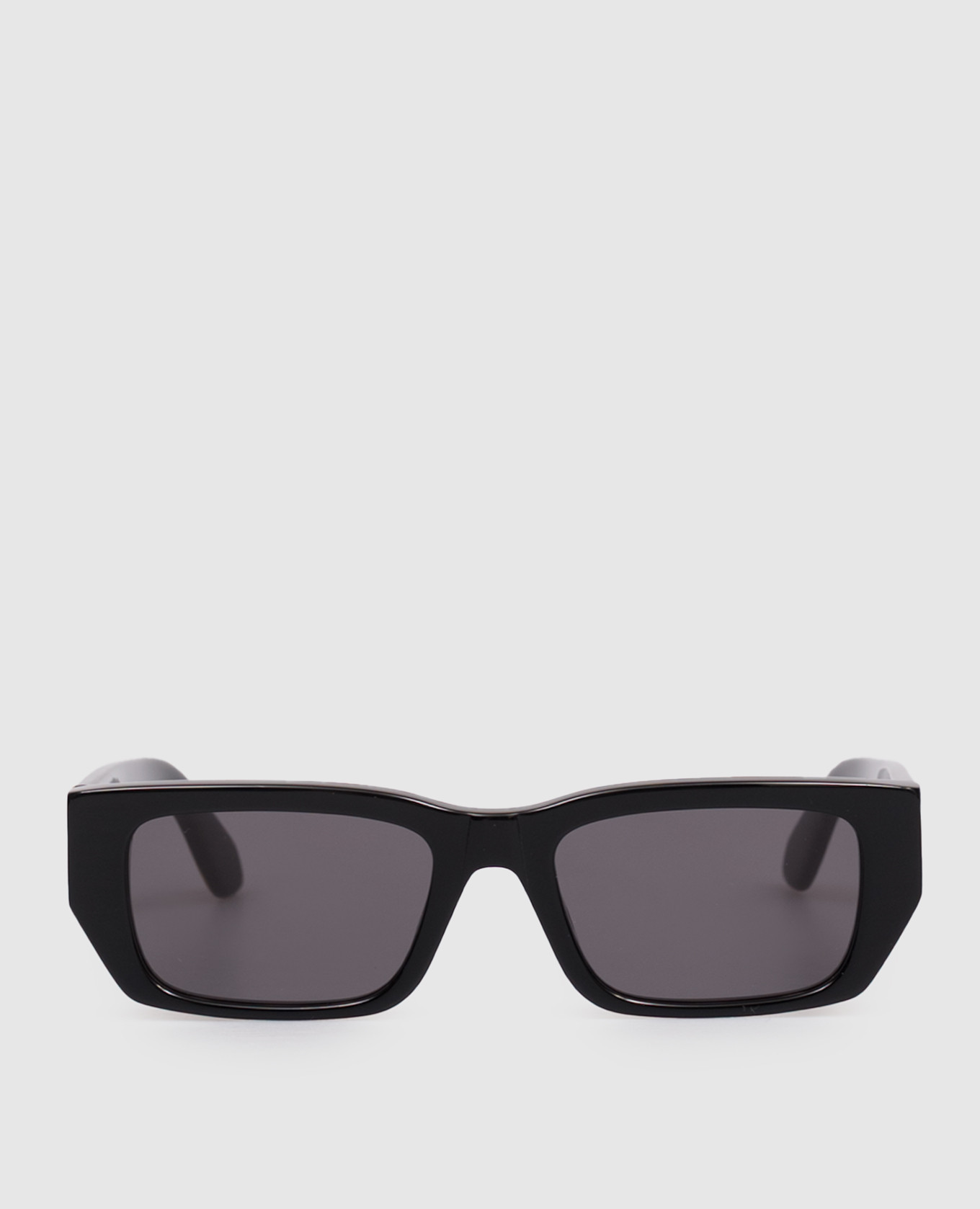 

Black sunglasses with contrast logo print Palm Angels
