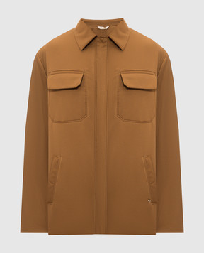 Stefano Ricci Brown straight-cut jacket MDJ6300030PL001T