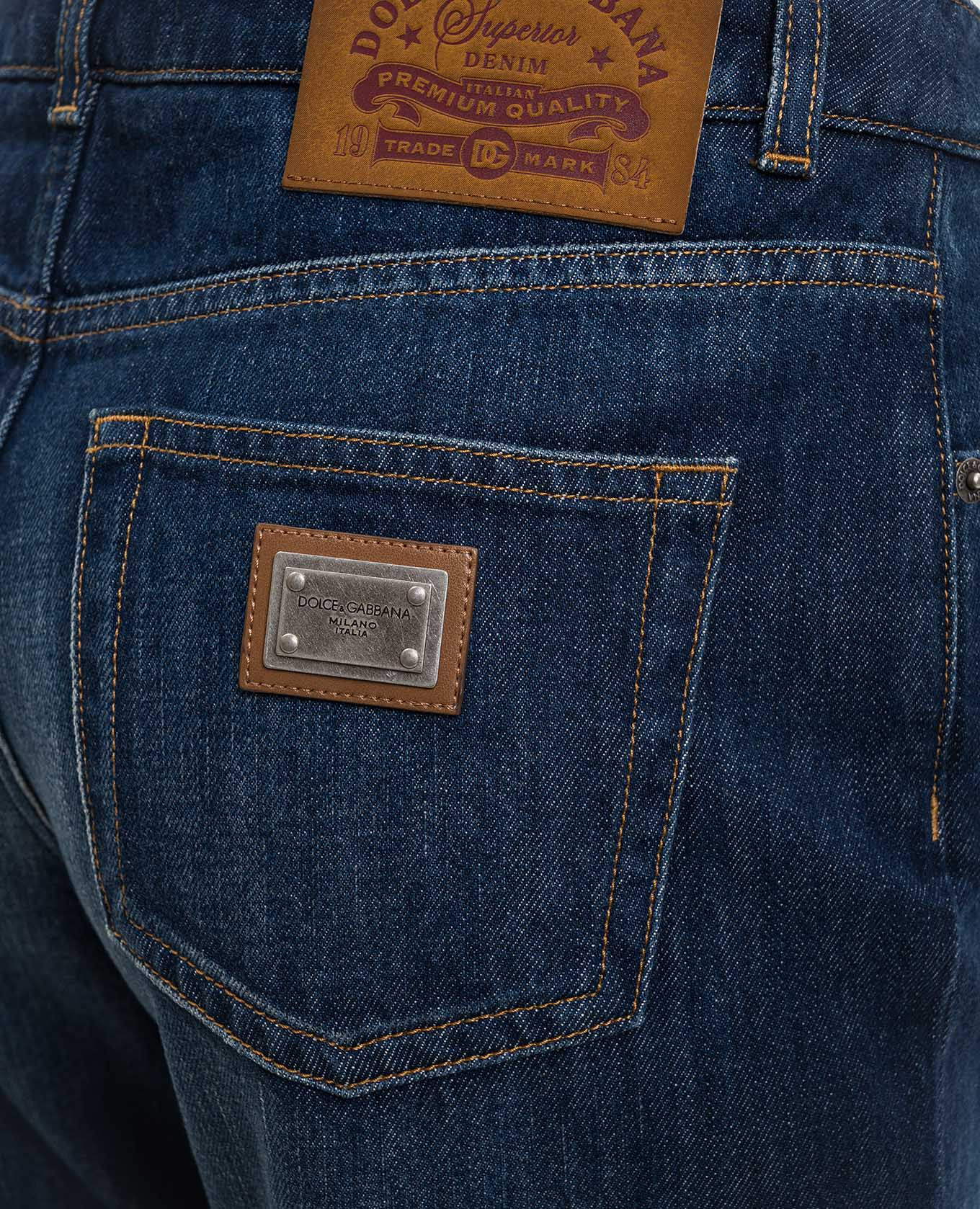 Blue jeans with a worn effect Dolce&Gabbana 5