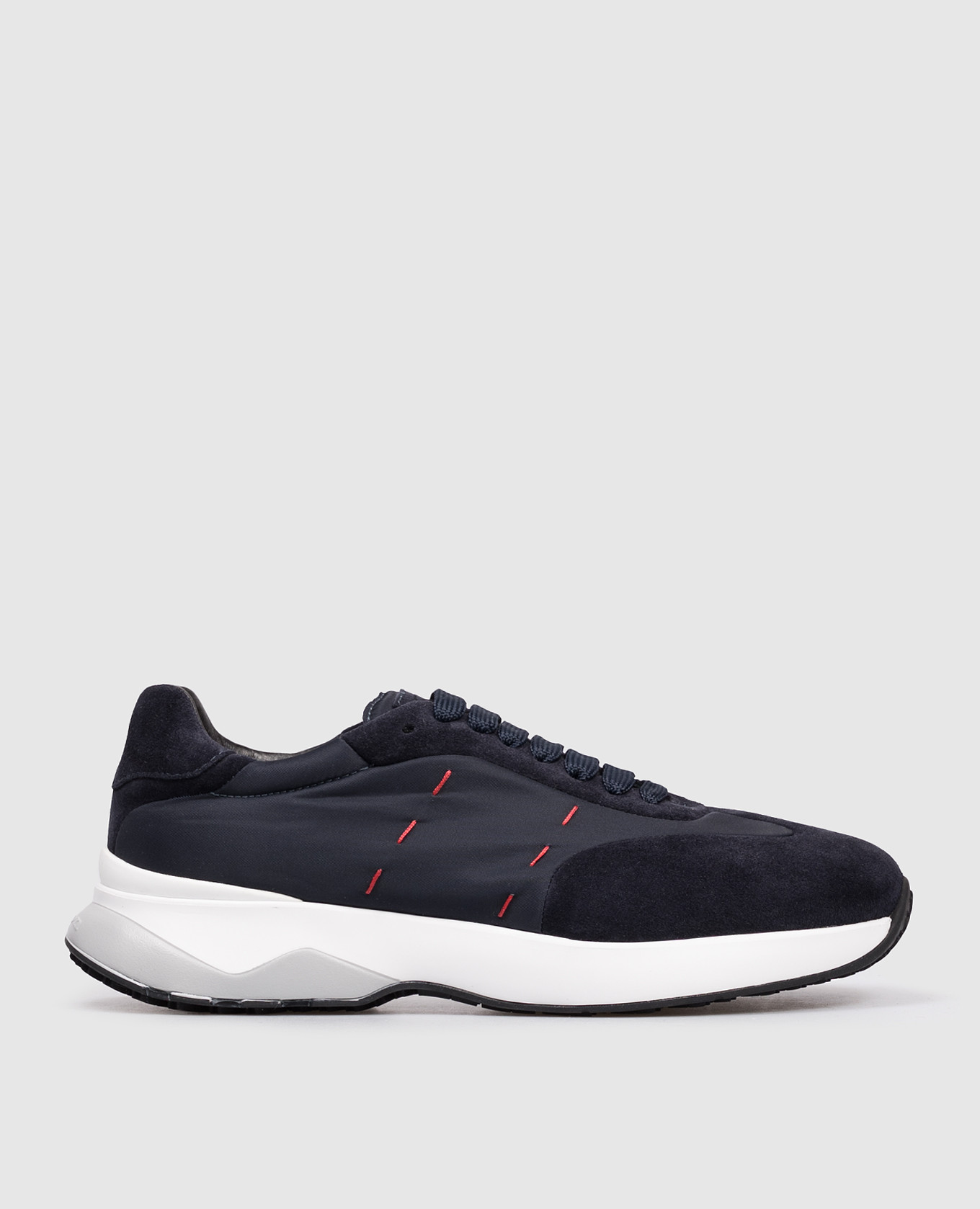 

Blue combination sneakers with logo Kiton