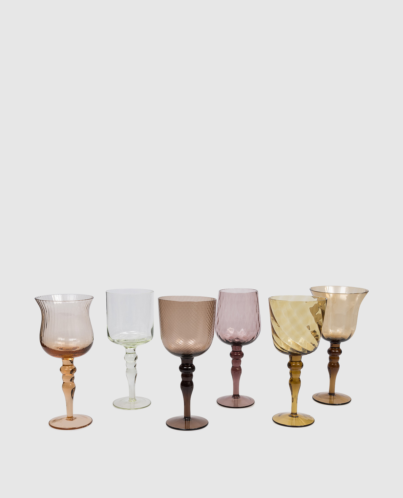 

Set of 6 wine glasses Bitossi Home, White