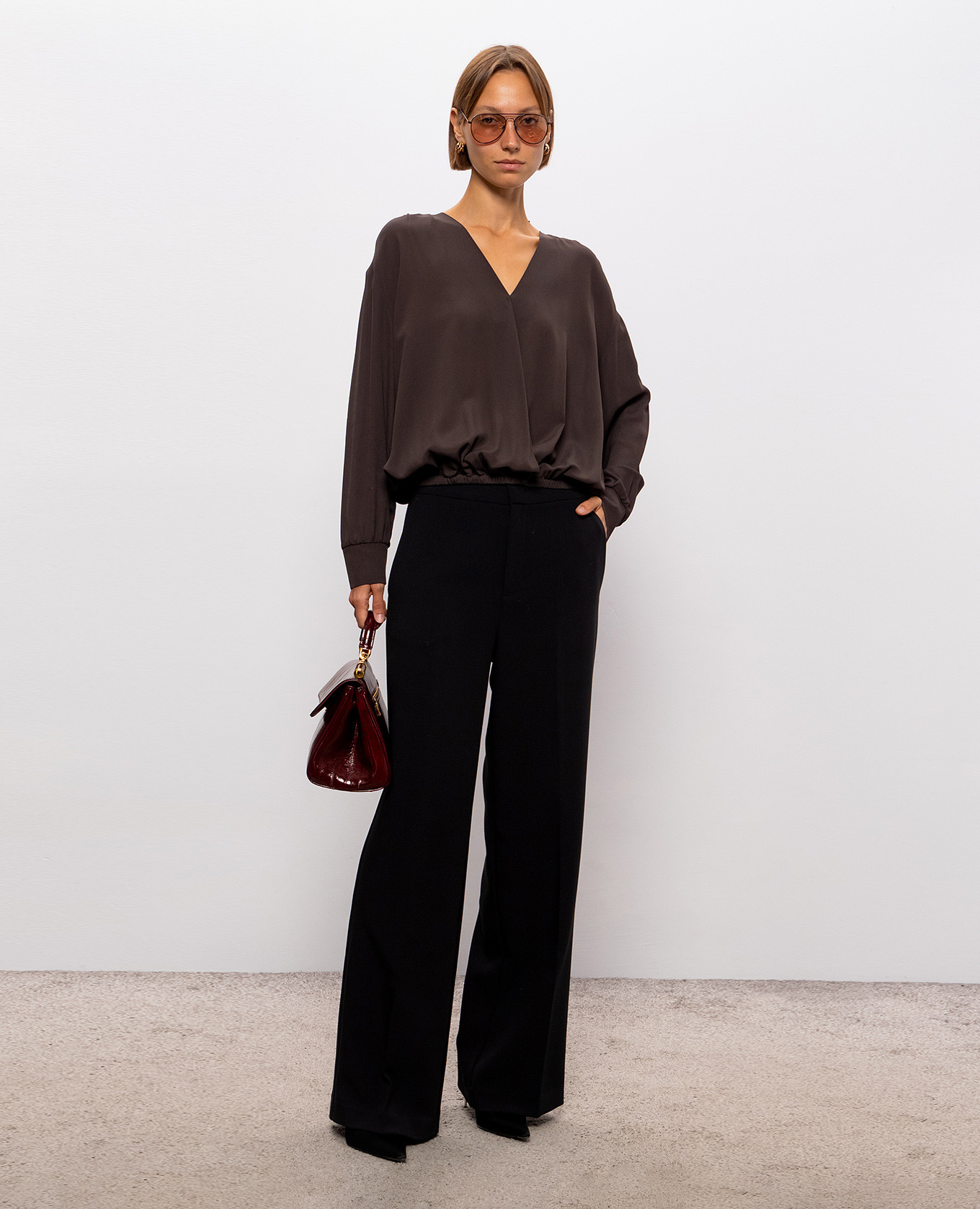 Brown blouse Twinset 2