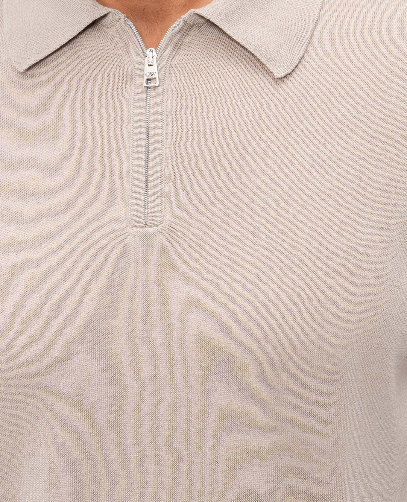 Beige polo with silk Cashmere&Whiskey 5