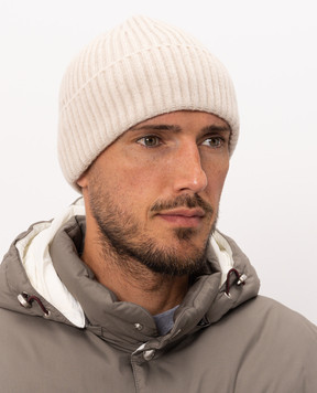 Brunello Cucinelli Beige cashmere hat M2293900