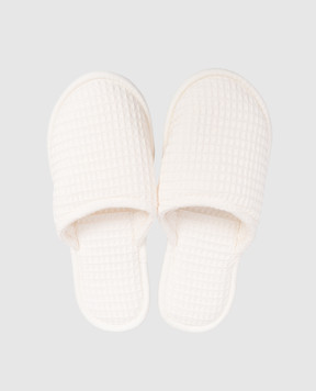 L'appartement Mia ivory slippers MIASLIPPERS