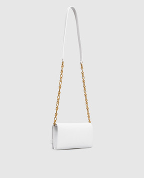 Balmain White leather Shuffle clutch GN1ON259LMTE