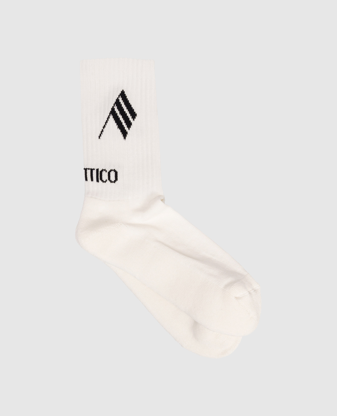 White socks with logo