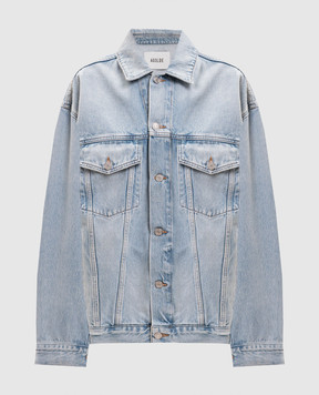 AGOLDE Blue Scroll denim jacket A51251371