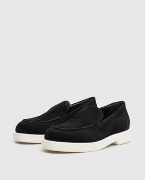 AGL Andrea black suede loafers ANDREA