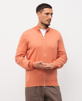 Brunello Cucinelli Orange cardigan M2900106