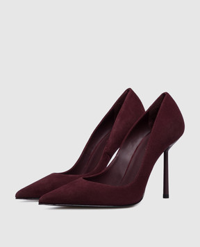Le Silla Bella burgundy suede shoes 4215C090BXPPVEP