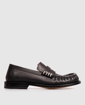 JW Anderson Black leather loafers MO0001LA0391