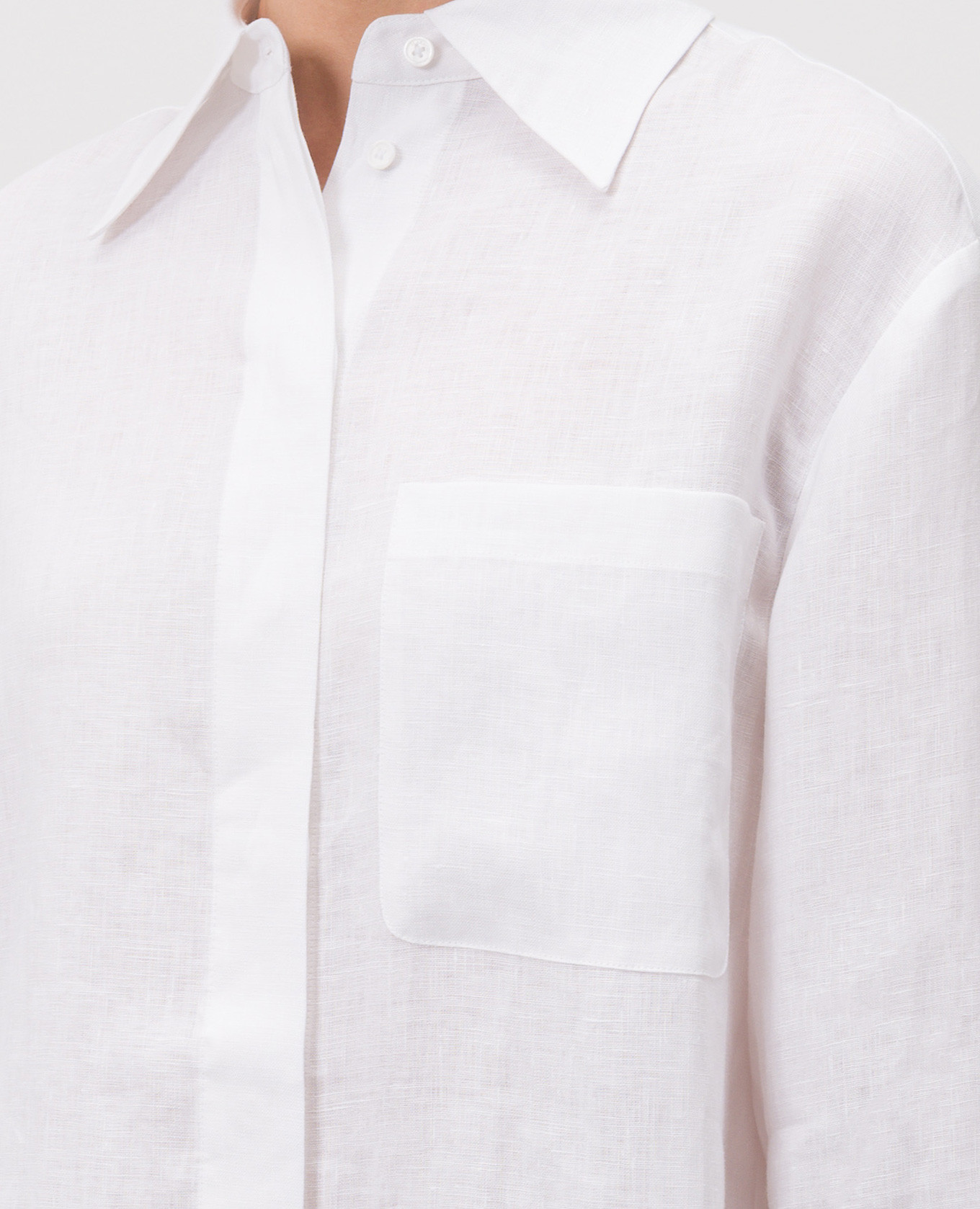 

Gattoni white linen shirt Max & Co