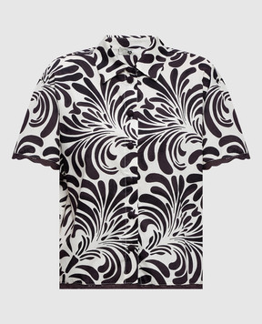 Twinset Beige shirt with contrasting print 261LM2QBB
