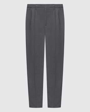 Brunello Cucinelli Gray wool pants M032PS2440
