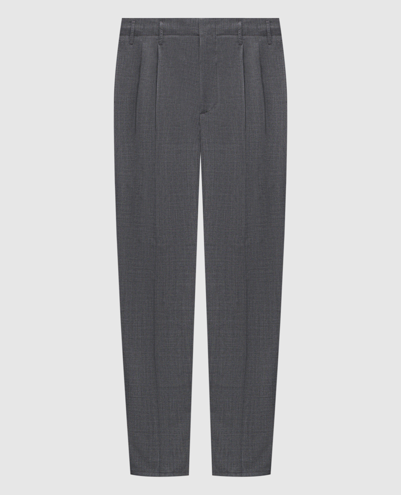 Gray wool pants