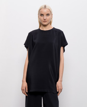 Sofie D`Hoore Baila black silk blouse BAILASIRC
