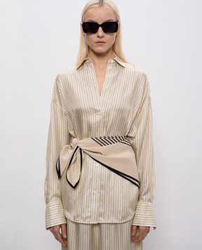 Toteme Beige silk scarf 211853801