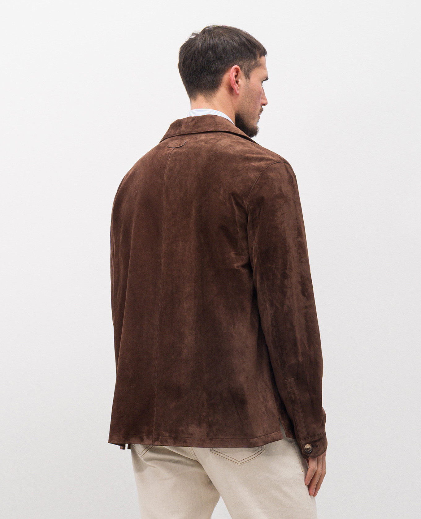 

Brown suede jacket Brett Johnson