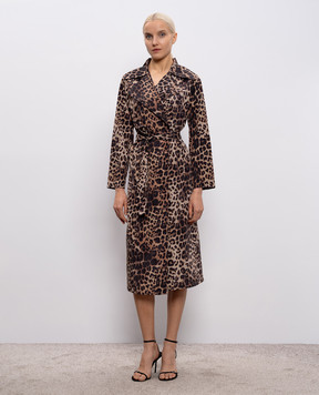 Simonetta Ravizza Mila animal print cloak S06CO61T92