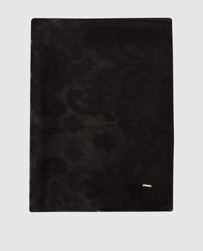 Twinset Black scarf with a pattern 261TA4320