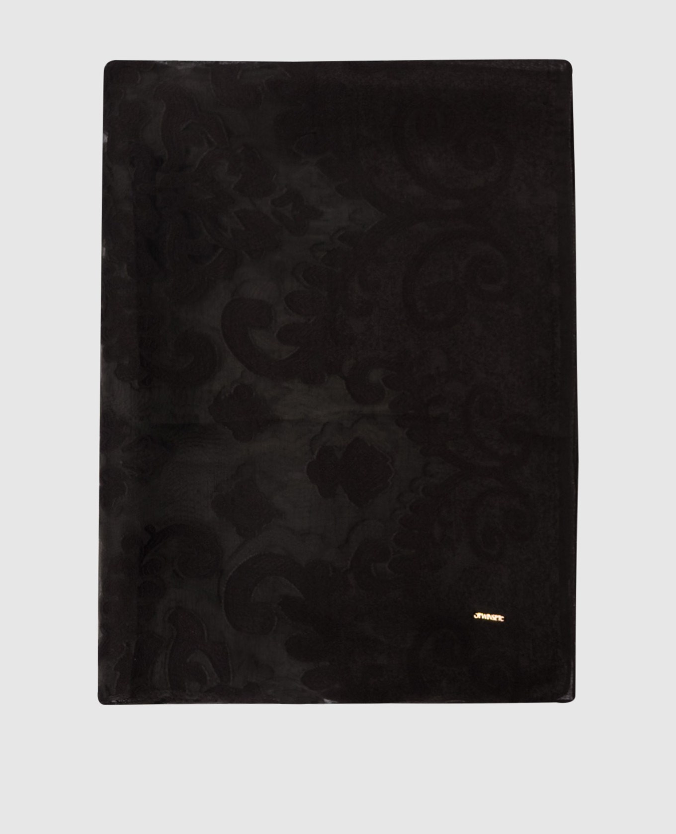 

Black scarf with a pattern Twinset