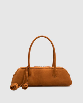 Magda Butrym Brown suede bag Brigitte BRIGITTETRAPEZES901426