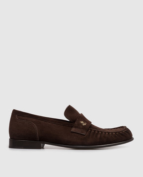 Jimmy Choo Ellis brown suede loafers ELLISLOAFERFSUE