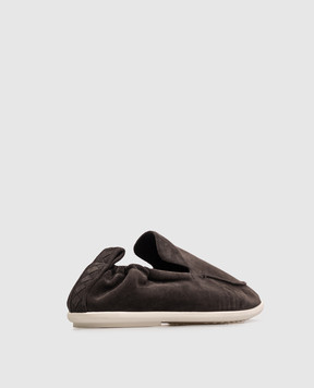 Bottega Veneta Brown suede loafers 876078V6X20