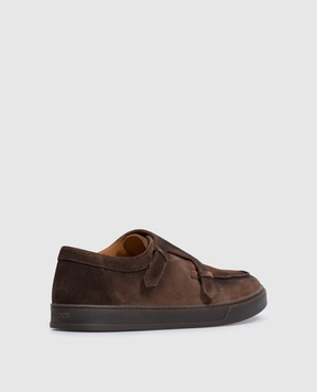 Doucal's Brown suede monks DU3583STEVUF260