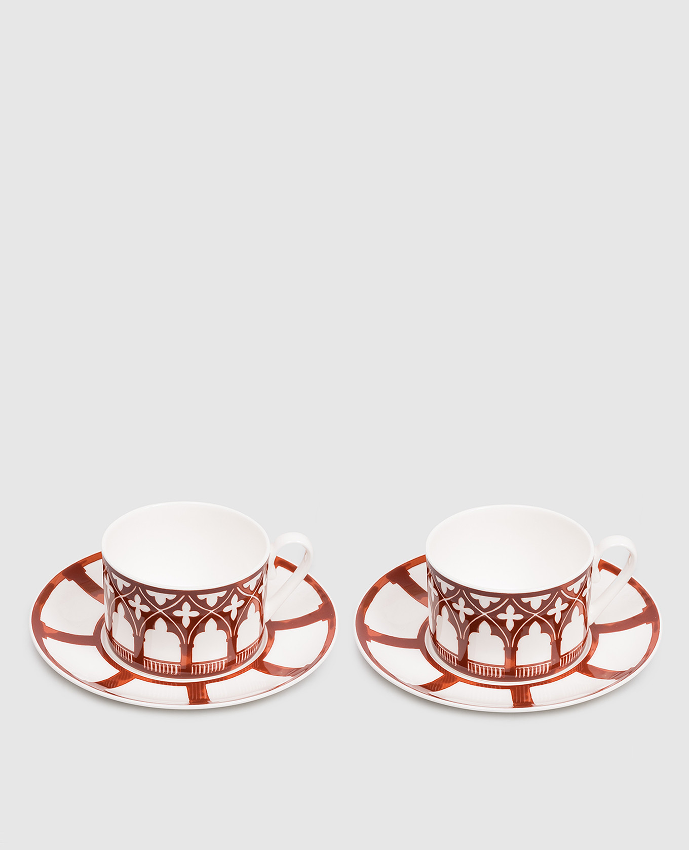 

Porcelain tea set Venezia 4 pcs in a gift box Geminiano Cozzi 1765, White