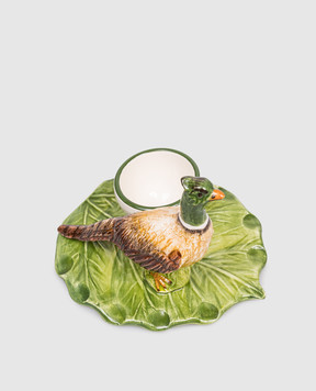 Au Bain Marie White ceramic Pheasant egg holder ABMBACOQ1
