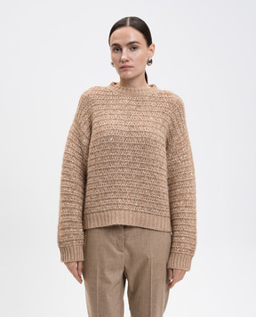 Peserico Beige alpaca wool sweater S99433F039283G