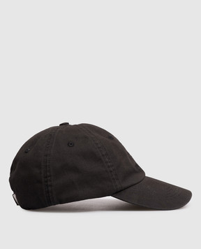 Stone Island Black cap with logo embroidery L1S159100002S0106