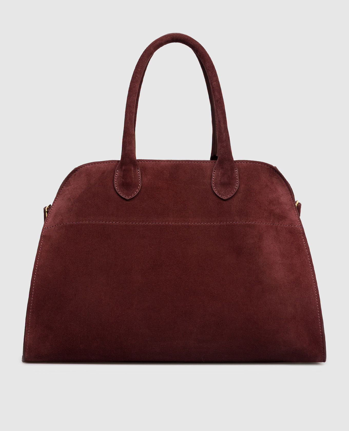 

Burgundy suede tote bag Babe Pay Pls