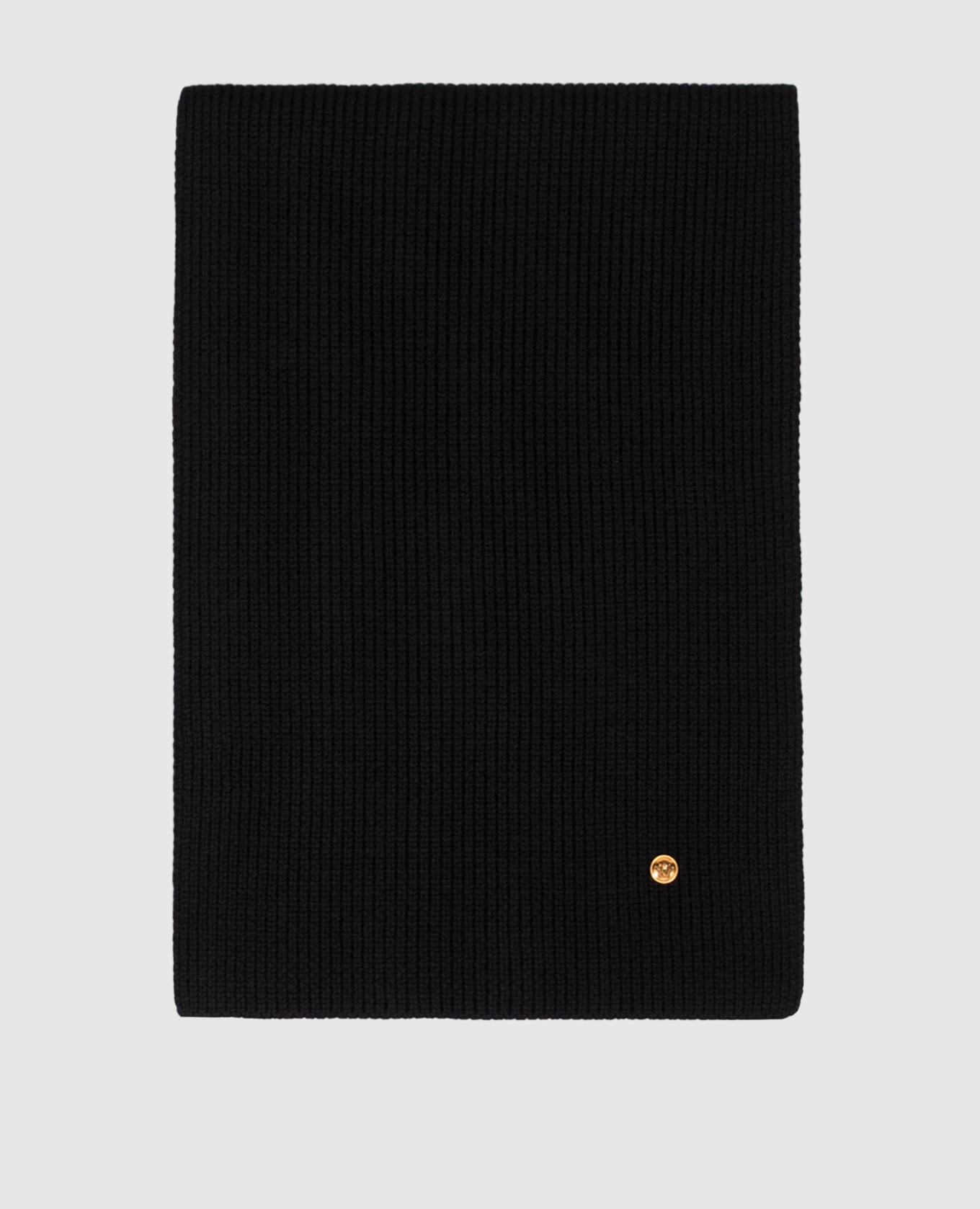 Black Medusa wool scarf Versace