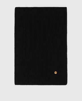 Versace Black Medusa wool scarf 10259311A18666