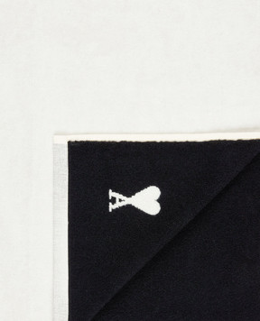 Ami Paris Striped terry towel 90x160 UTW003AK0015