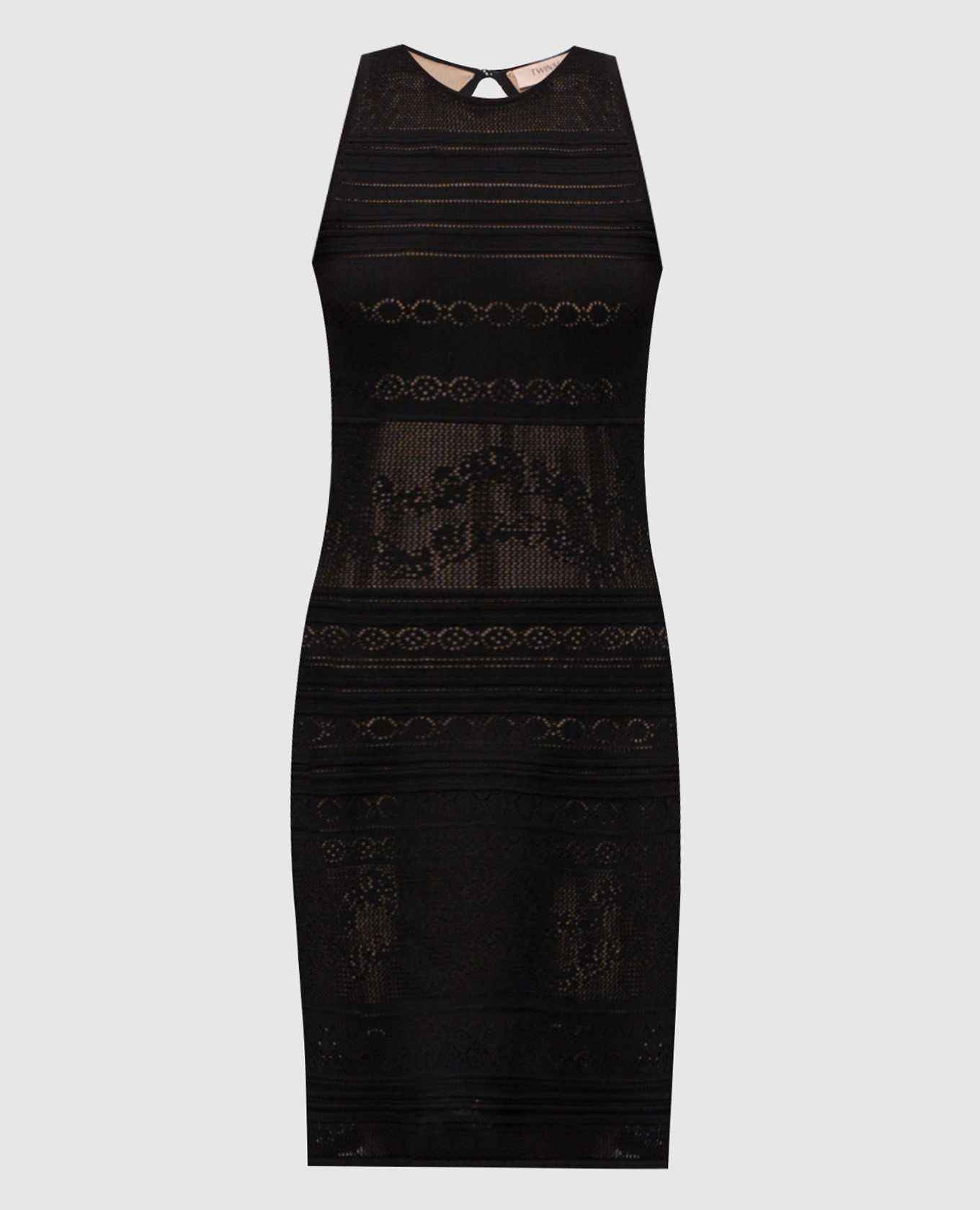 Black dress with a pattern