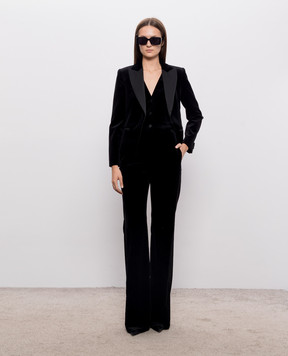 Max Mara Black velvet jacket EFILANTE MSEFILANTE