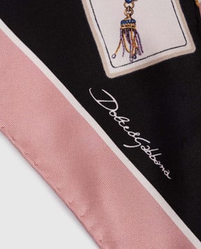 Dolce&Gabbana Printed silk scarf FS329AGDDLQ