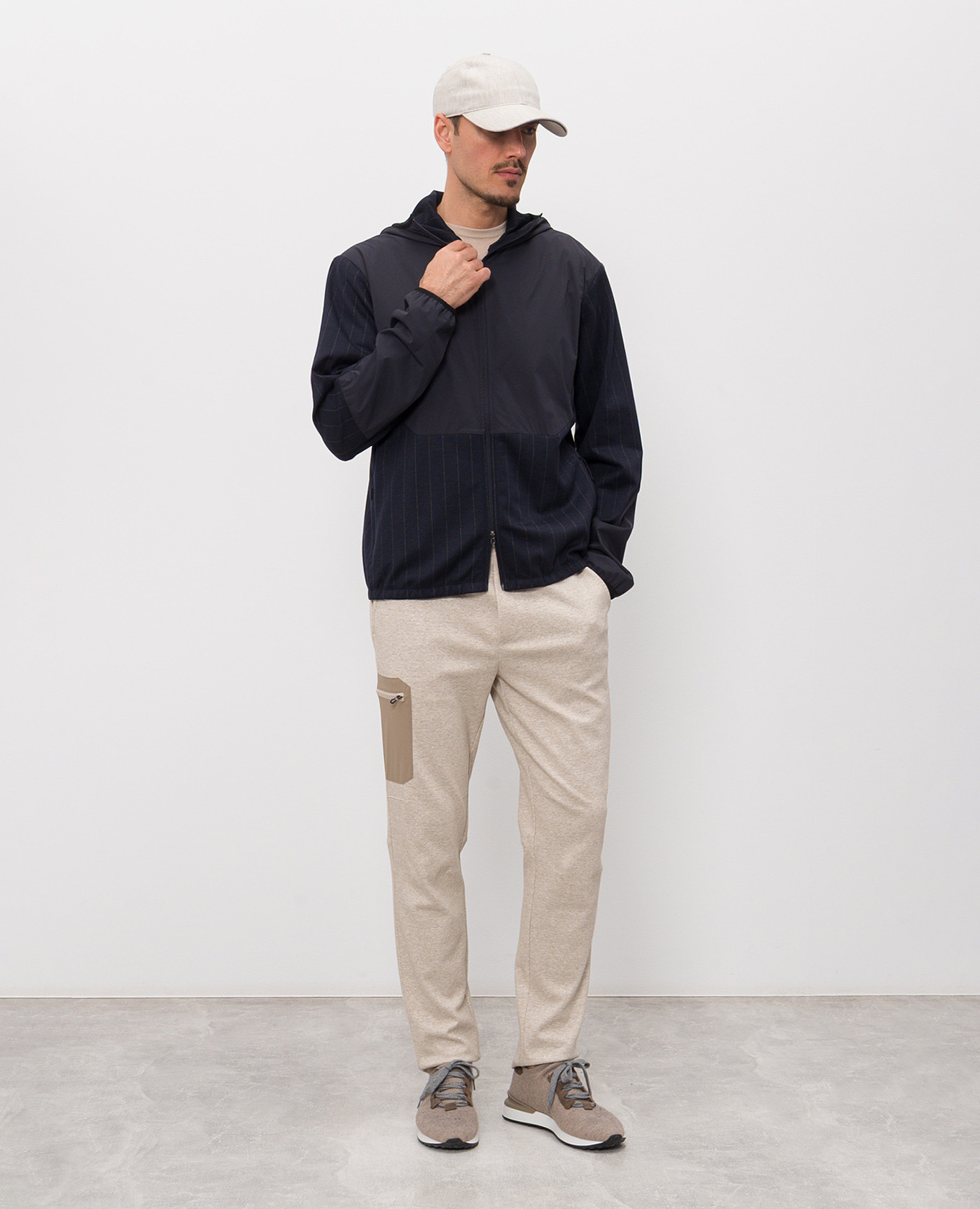 

Blue jacket with wool Sease