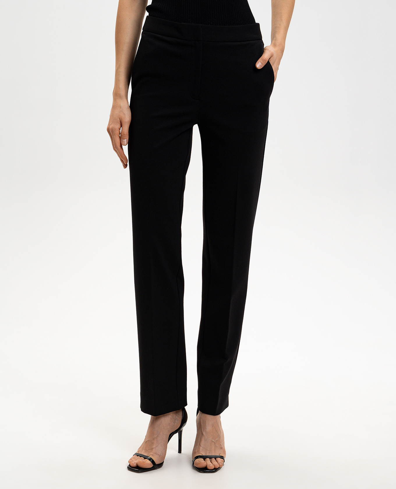

Black pants with logo Twinset