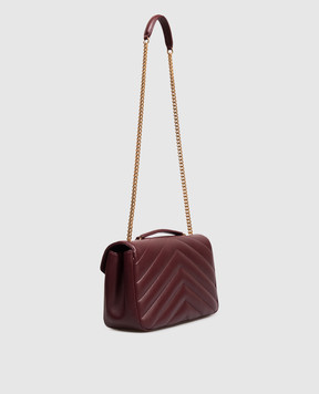 Saint Laurent Burgundy leather bag LOULOU 801439AAEAX