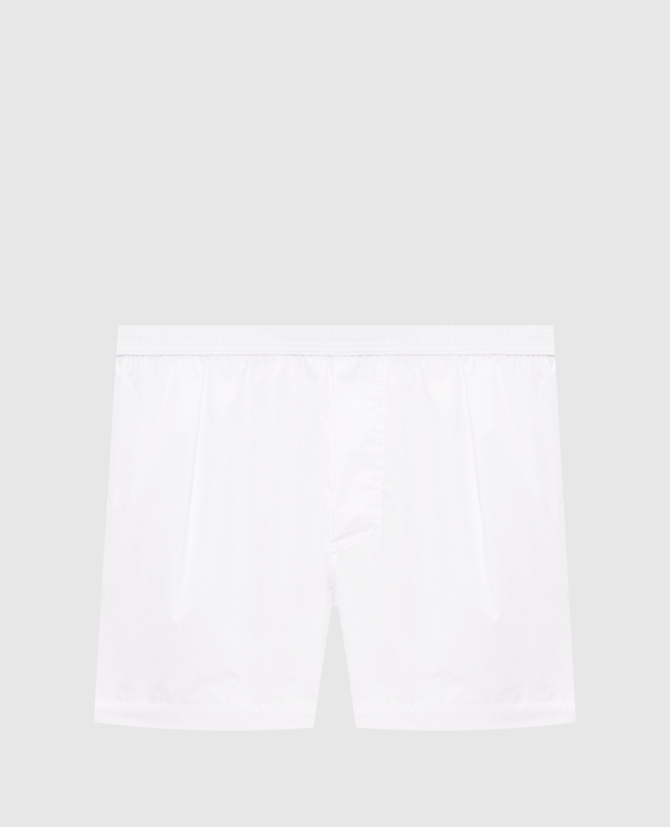 White loose-fitting boxer briefs