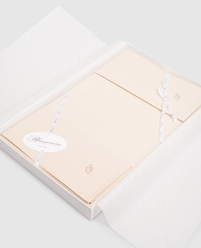 Blumarine Home Bedding set Profilo Blu beige 250x200 W0000250013
