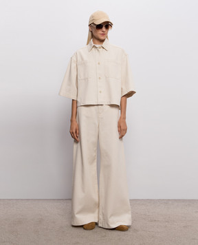 Max Mara Weekend Beige denim shirt TERRA WKDTERRA